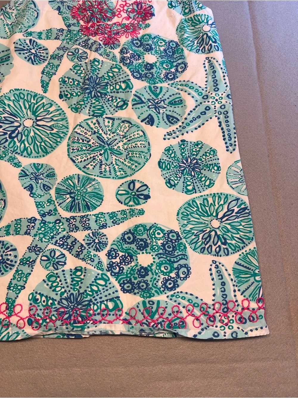 Lilly Pulitzer X Target Kids Starfish/shell Dress Size Small 6/6X